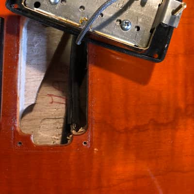 Rare Gibson Chet Atkins Country Gentleman de 1992 Sunrise Orange USA avec ses papiers et étui image 23