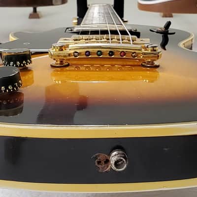 1979 Gibson Les Paul Custom Left-Handed Lefty Tobacco Sunburst Vintage Electric Guitar image 7