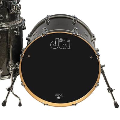 Immagine Used DW Performance 4-Piece with 20" Kick Pewter Sparkle - 5