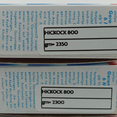 MATCHED PAIR TELEFUNKEN 6AU6/EF94/HICKOCK TESTED NOS image 2