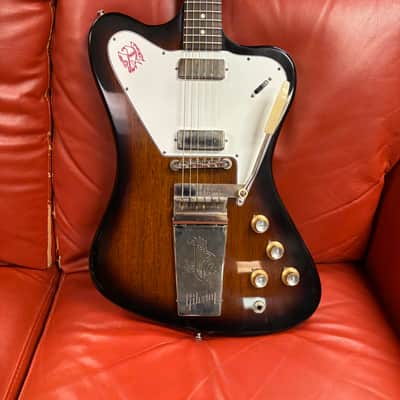2024 Gibson Custom Shop '65 Non-Reverse Firebird V Reissue with Maestro Vibrola Vintage Sunburst VOS image 1