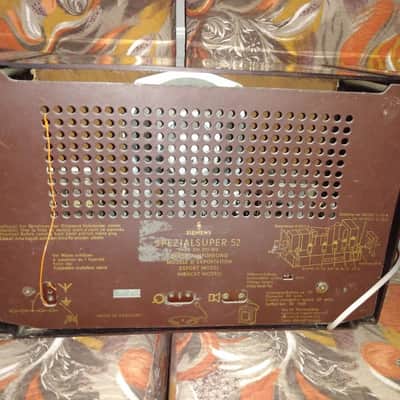 Siemens Spezialsuper 52 1952 Brown image 3