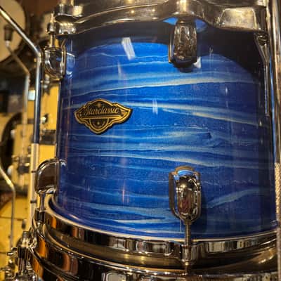 Tama Starclassic Walnut/Birch 5pc Drum Set - Lacquer Blue Ocean Ripple image 4