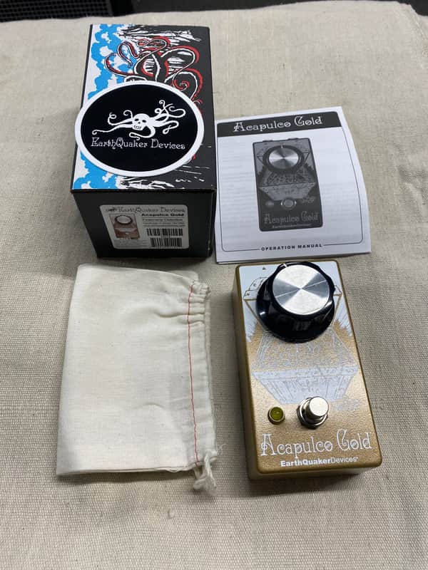 EarthQuaker Devices Acapulco Gold Power Amp Distortion V2 2025 Custom Color Gold #13380 image 1