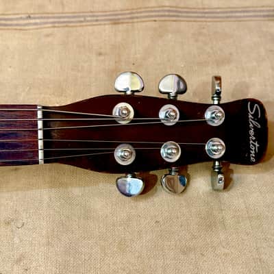 ~1959 Silvertone-Danelectro U-1 Model 1300 Brown Faux Wood Grain image 15