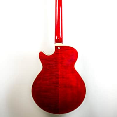 D'Angelico EX-BASS Archtop Bass Guitar in Cherry image 4