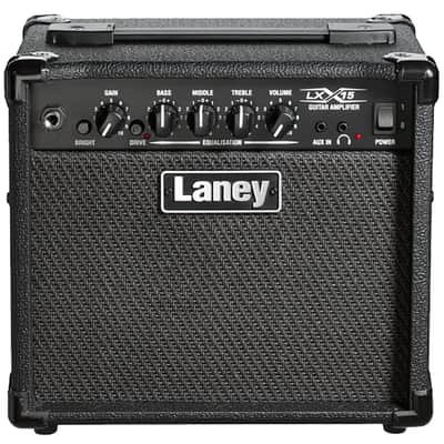 Laney 15 Watt Guitar Combo Amplifier w/ 2 x 5" Woofers - LX15 image 3