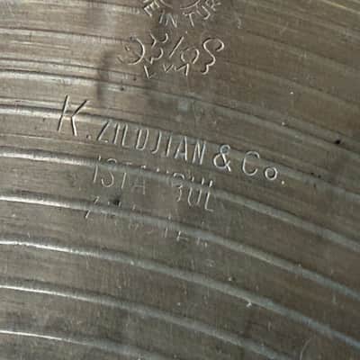 20" K. Zildjian Istanbul New Stamp Ride Cymbal image 4