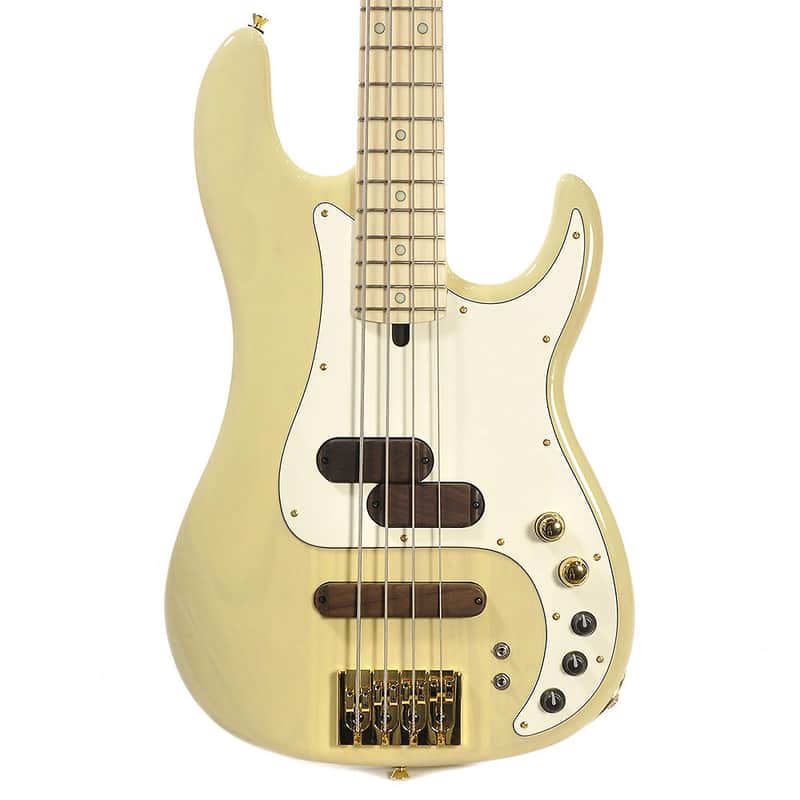 Xotic XPJ-1T 4-String Bass Yellow Blonde Chuck Rainey Custom Bass