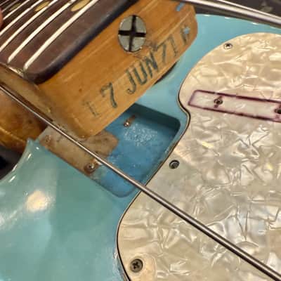 Fender Musicmaster Bass 1971 - Daphne Blue image 11