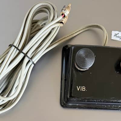 Hagstrom GA 85, GA 35, GA 140, GA 225 switch pedal (VIB. REV.) 1960s-1970s - Black image 2