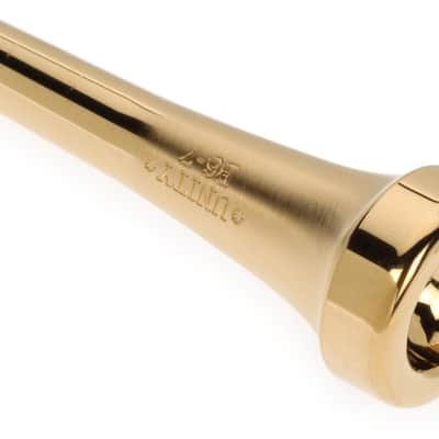 Monette Unity B6-7 Trumpet Mouthpiece - 24k Gold-plated image 2