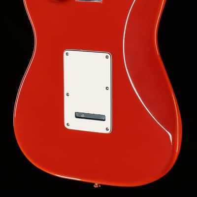 Fender Limited Edition Player Stratocaster HSS Maple Fingerboard Fiesta Red with Matching Headstock (393) image 2