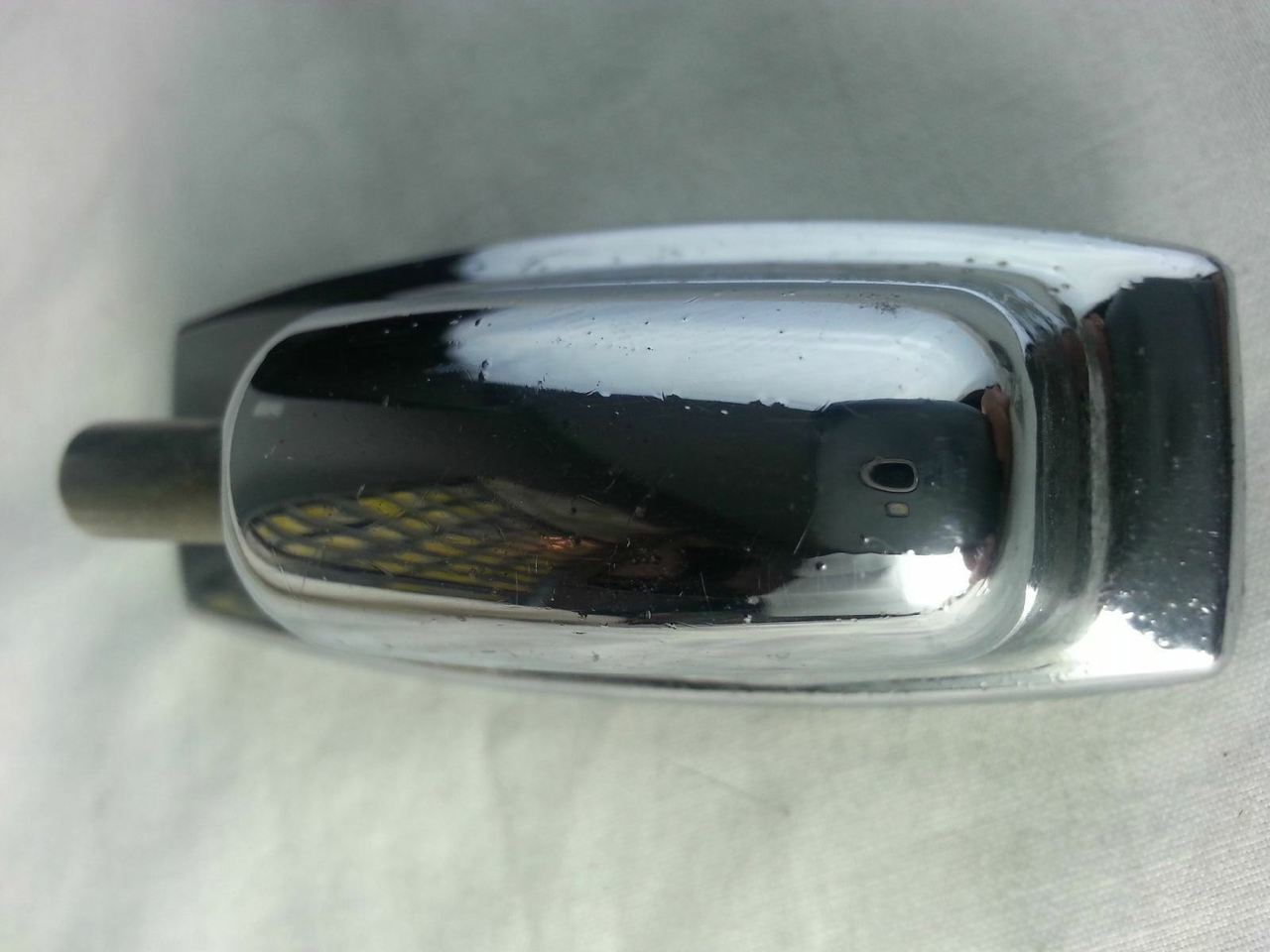 Ludwig 1x Standard Bass Drum Lug 2 3/16"Large Size Chrome Vintage 60s/70s Rocker — main photograph