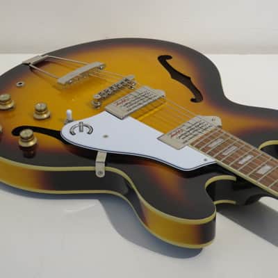 Epiphone Casino VS Hollow Body Electric Guitar in Vintage Sunburst - Mint! image 8