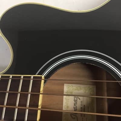 Ibanez AEB5E-BK Standard 2009 - 2019 - Black High Gloss with Hard Shell Case image 10