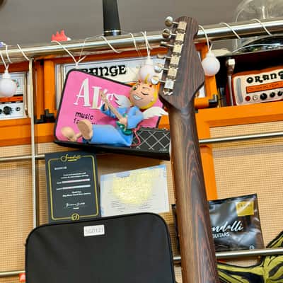 Sondelli Guitars TH CUSTOM Wenge & Kiri Thinline  Exclusive for Al’s Music Factory LEFTY / GAUCHER/ ZURDA  (Weight 2’7 Kg)  2026 image 16