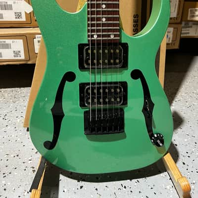 Ibanez Paul Gilbert Signature Mikro PGMM21 Electric Guitar - Metallic Light Green image 2