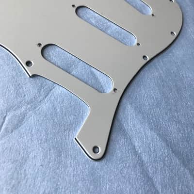 New 3 Ply Mint Green 11 Hole Modern-Style Strat s/s/s Fits Fender Guitar Pickguard image 2