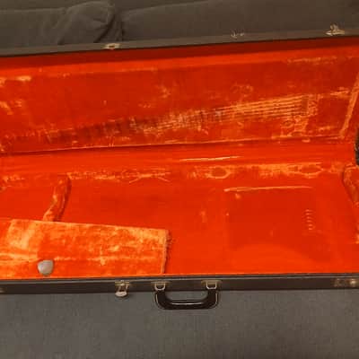 70's Fender Stratocaster Telecaster Case - Black Tolex 1974 1975 1976 1977 image 2