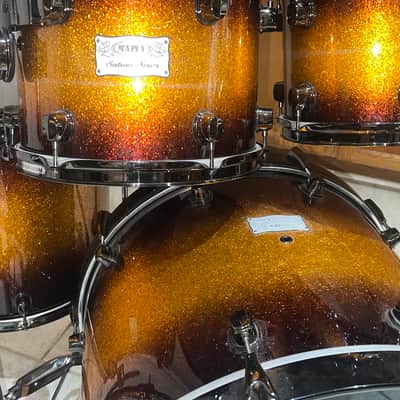 Mapex Saturn III Limited Edition Yellow Ocher Sparkle Burst image 8