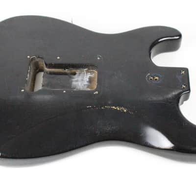 1979 Vintage Fender Stratocaster ~Killer RELIC~ Factory BLACK Ash BODY Strat USA 1970s CBS Era image 14