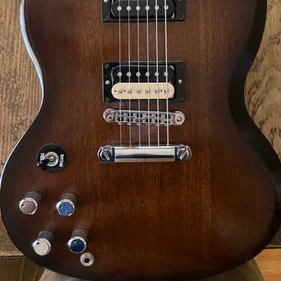 Gibson SG Future Tribute 2013 - 2014 LEFT HANDED Chocolate/Brown image 2