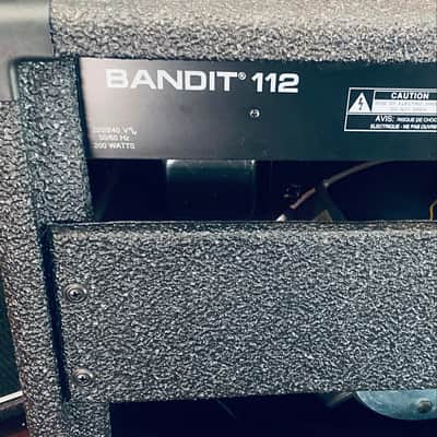 Peavey Bandit 112 Teal stripe Scorpion equipped 80’s image 11