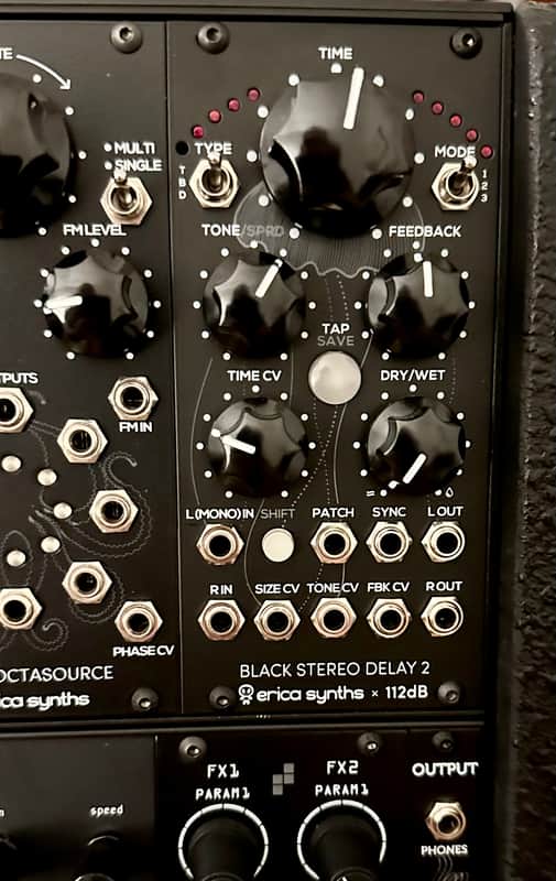 Erica Synths Black Stereo Delay 2