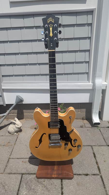 Guild Starfire IV 1990s - Antique Flamed Maple Natural image 1