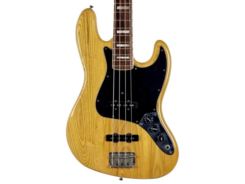 1982 Fender Jazz Bass Rosewood Fretboard - Natural | Reverb