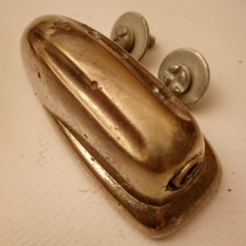 Slingerland 1+ Nickel Bass Drum Lugs Large Sound King 2 1/4" Chicago Vintage 50s image 1