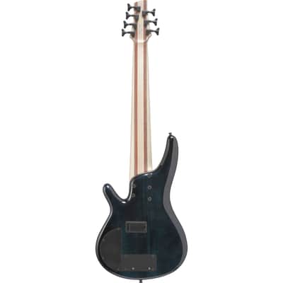 Ibanez Bass Workshop SRAS7-CBS 2nd Generation Ashula Cosmic Blue Starburst - 6-String Electric Bass image 2