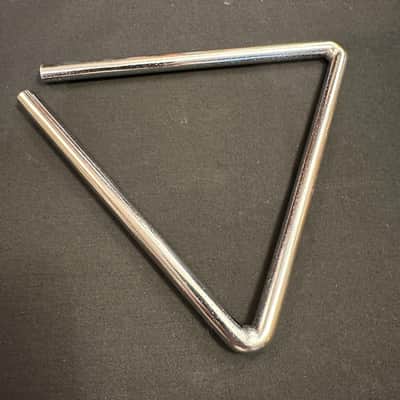 Unbranded 5" Triangle, Chrome Plated Steel, 1/4" diameter Rod - MINT image 8