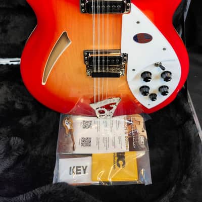 Rickenbacker 360/12 FireGlo 12-String Hollowbody Guitar, Stereo, HSC image 3