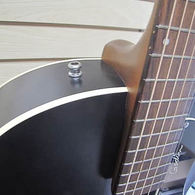 Godin 5th Avenue SG Black Archtop Acoustic Guitar, with gig bag image 3