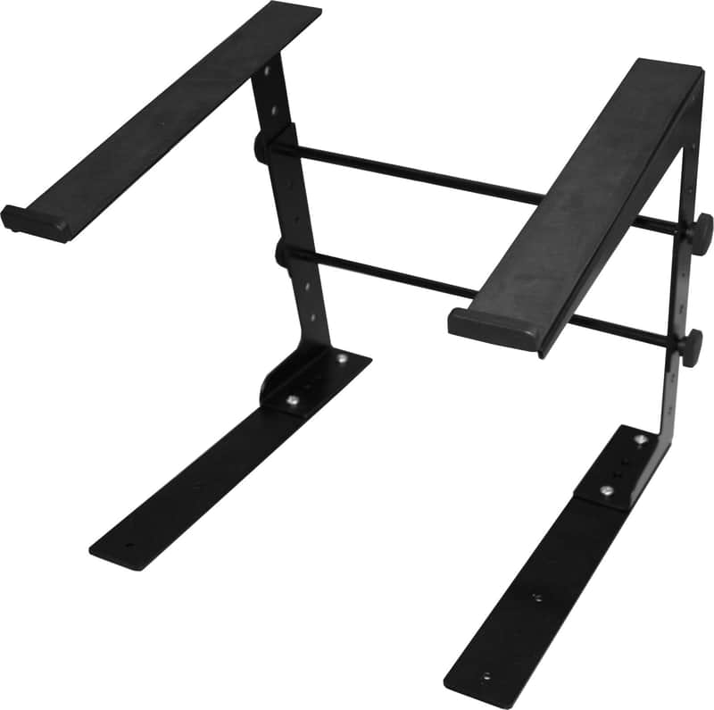 Ultimate Support JS-LPT100 JamStands Series Single-tier, Multi-purpose Laptop/DJ Stand with Stand Alone Base image 1