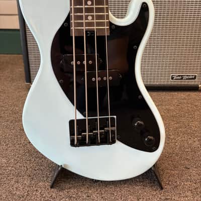 Kala UBASS-SB-LB-FS Solid Body Fretted U-Bass - Powder Blue 4010 image 3