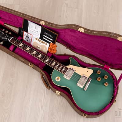 2020 Gibson Custom Shop Historic 1954 Les Paul R4 Inverness Green Dark Back w/ CustomBucker PAFs, Case, COA, Tags image 22
