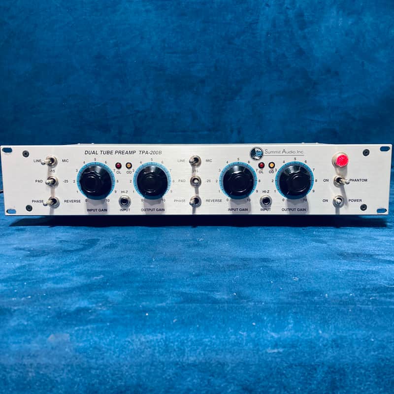 Summit Audio TPA-200B Dual Tube Mic Preamp • MINT • Tested image 1
