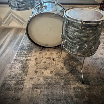 Ludwig  Vintage 60s Keystone Early 60s - Sky Blue Pearl image 7