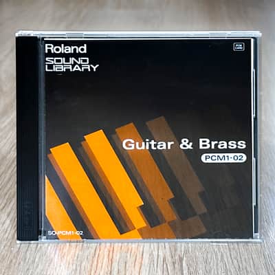 Roland JV + JD Series // Waveform Data ROM Card // SO-PCM1-02 Guitar and Brass // Boxed