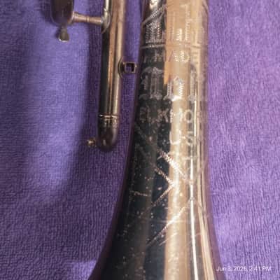 Frank Holton Collegiate cornet with rare Holton 70A mouthpiece image 8
