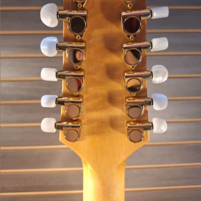 Takamine GD74CE-12U 2025 - Natural Gloss - Flame Maple Body - Unison 12-String - TP36 Electronics - Professional Set-Up image 13