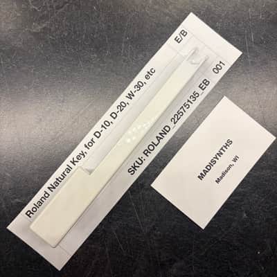 ORIGINAL Roland Replacement E/B Key, Unweighted (22575135) for Juno-1, D-10/20, HS-10, W-30, etc
