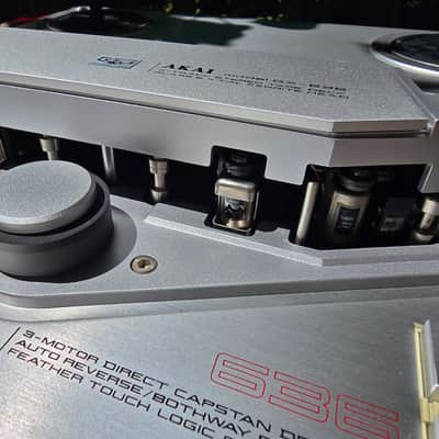 Akai GX-636 Pro Serviced Open Reel 6 Head Tape Recorder LED Upgrade, Custom Panels image 3