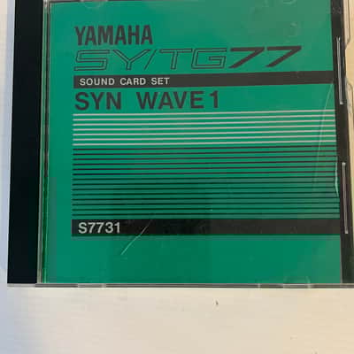 Yamaha SY/TG77  S7731 SYN WAVE1 sound card set