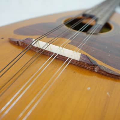 1968 Suzuki No. 228 Bowl Back Mandolin w/ Original Hard Case Japan image 11