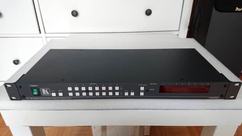 Kramer Kramer VS-88A-110V 8x8 Balanced Stereo Audio Matrix Switcher - Perfect image 1