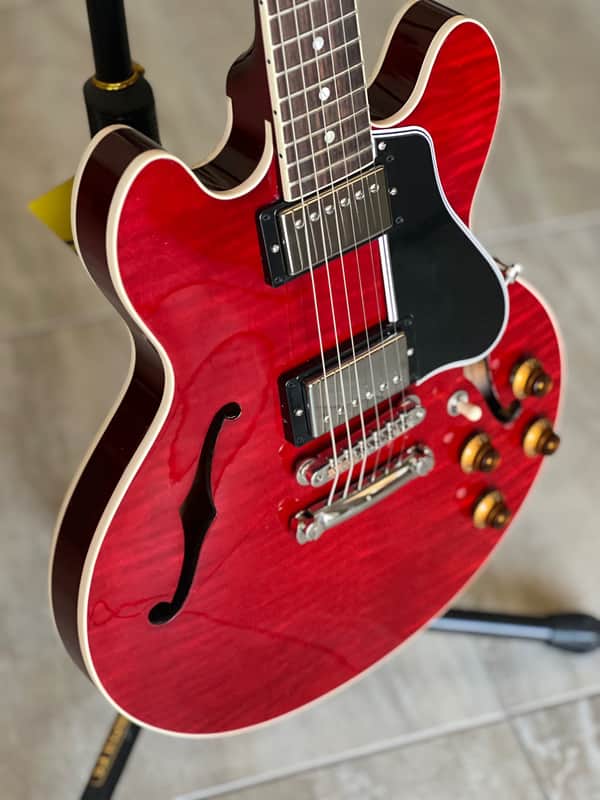 Gibson Custom CS-336 Guitar Figured Top Faded Cherry 6 lbs 6 oz image 1